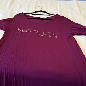 Soma Purple 'Nap Queen' Chemise